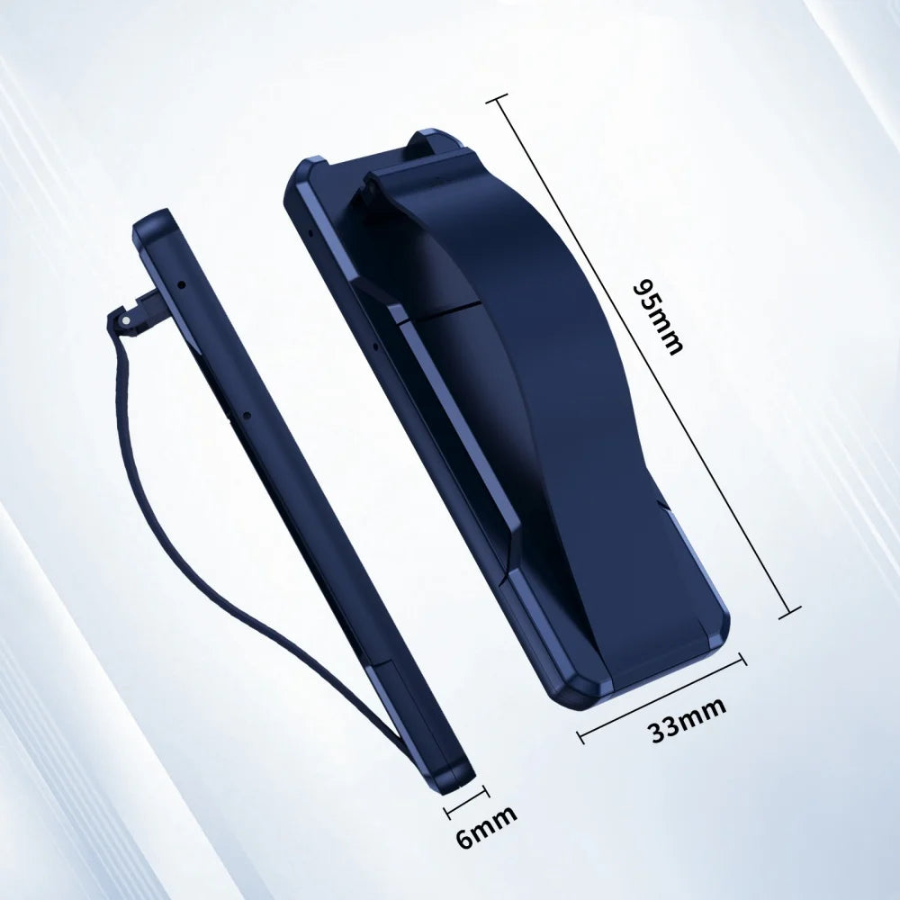 Universal Invisible Buckle Phone Holder – Foldable Back Sticker, Telescopic Wristband & Finger Grip Stand for All Smartphones