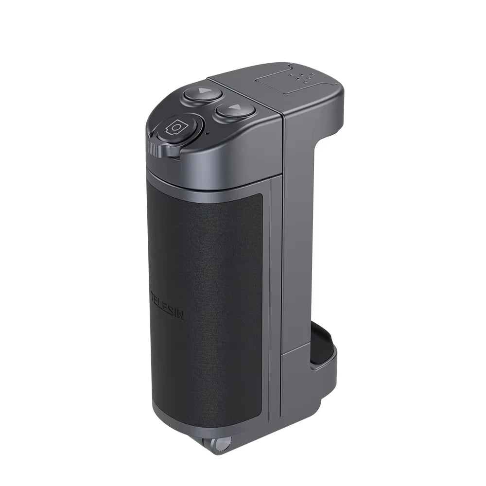 Phone Camera Grip with Bluetooth, Hidden Selfie Stick Stand Multi-Mode Control Universal Fit for iPhone/Android - Vlog Essential