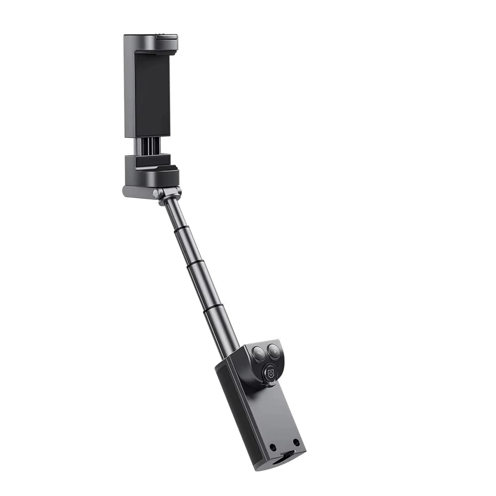 Phone Camera Grip with Bluetooth, Hidden Selfie Stick Stand Multi-Mode Control Universal Fit for iPhone/Android - Vlog Essential