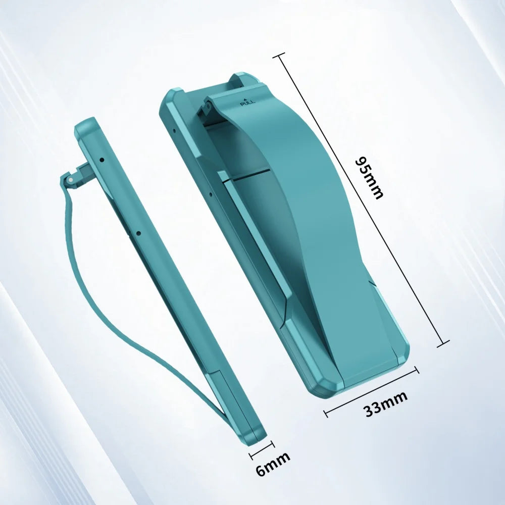 Universal Invisible Buckle Phone Holder – Foldable Back Sticker, Telescopic Wristband & Finger Grip Stand for All Smartphones