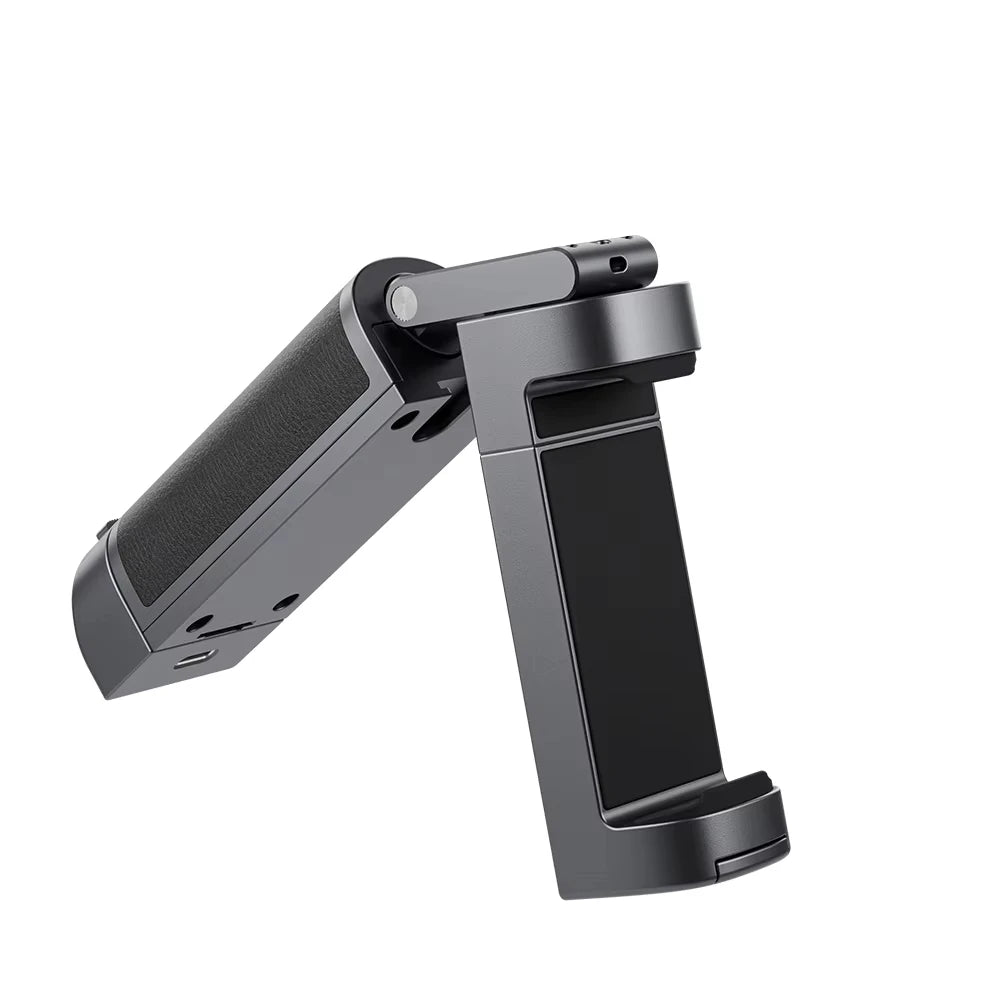 Phone Camera Grip with Bluetooth, Hidden Selfie Stick Stand Multi-Mode Control Universal Fit for iPhone/Android - Vlog Essential