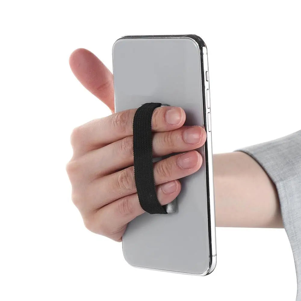 Universal Wrist Strap Phone Holder — Elastic Sling Selfie Stick with Back Sticker