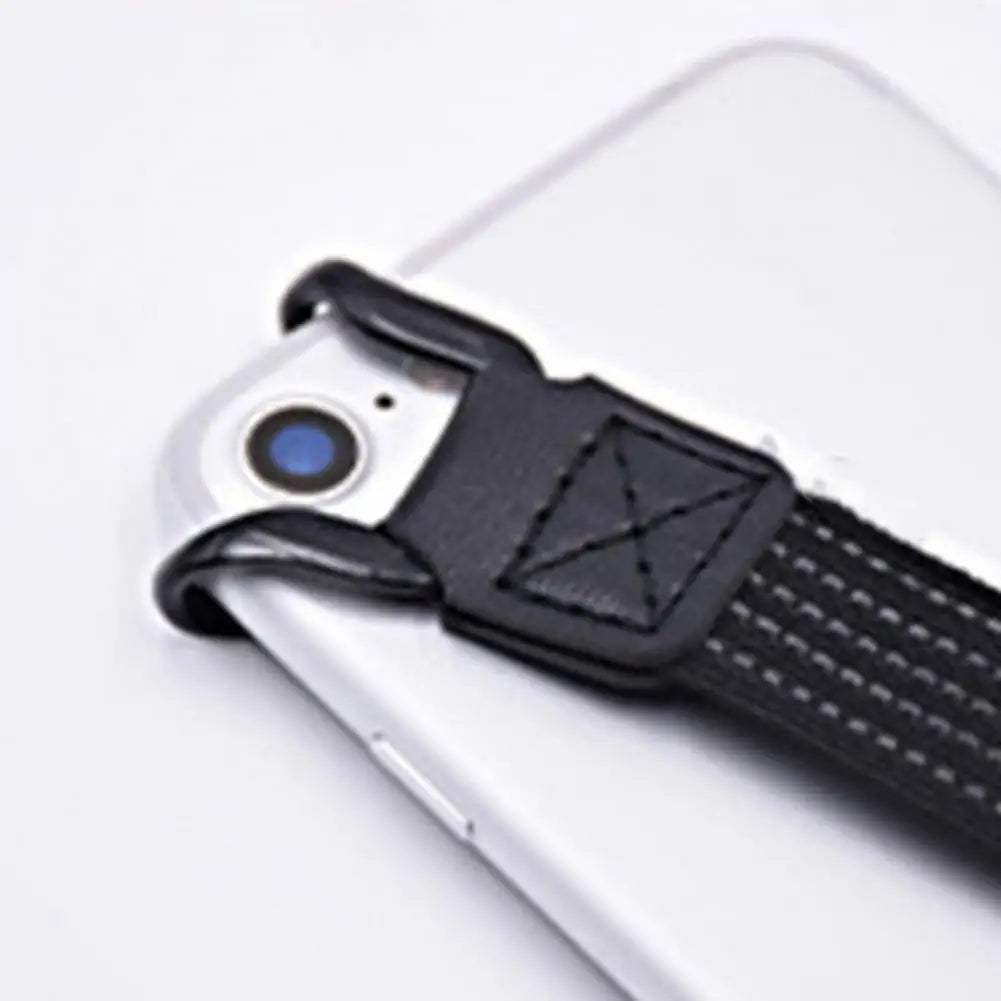 Universal Tablet & Phone Hand-Strap Stand with Finger Grip – Secure Elastic Band & Metal Bracket for iPad, iPhone, Samsung & More