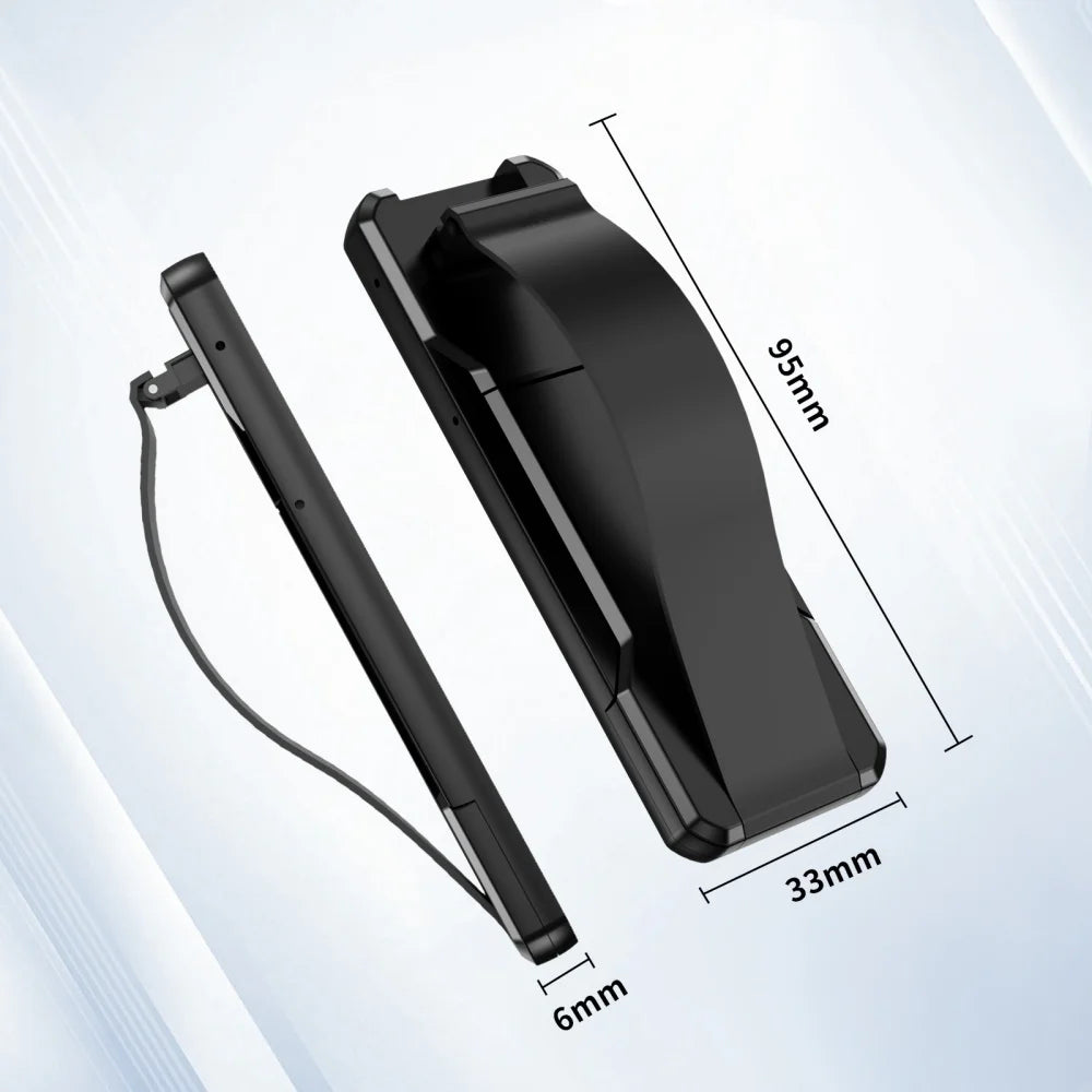 Universal Invisible Buckle Phone Holder – Foldable Back Sticker, Telescopic Wristband & Finger Grip Stand for All Smartphones